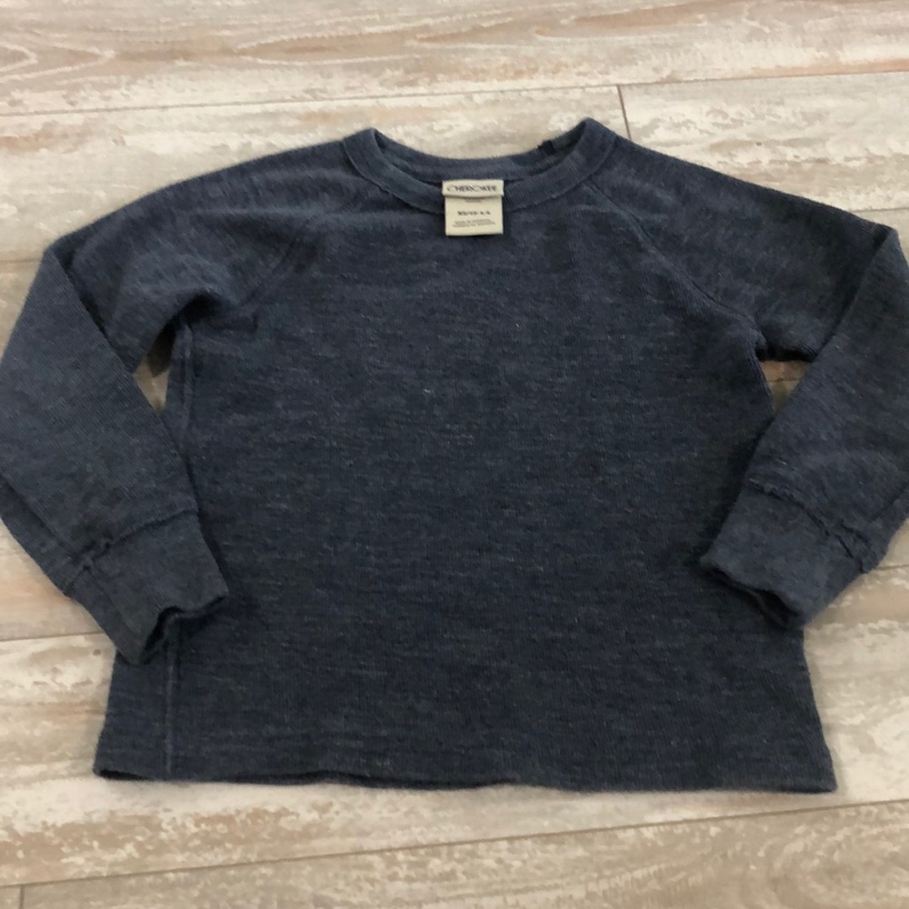 Heather blue sweater size xs
